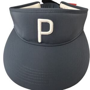 Puma Hat Strapback Visor Cap Men's Black White Golf Casual Outdoor Adult - NWT